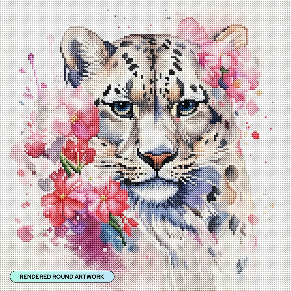Spotted Floral Leopard