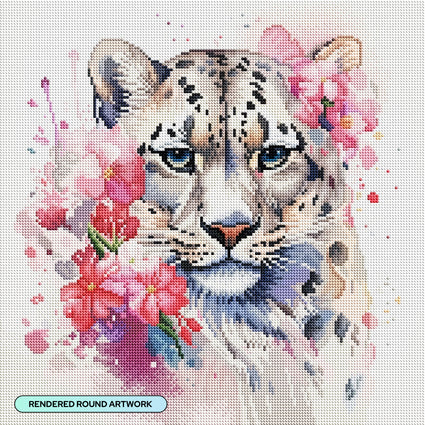 Spotted Floral Leopard