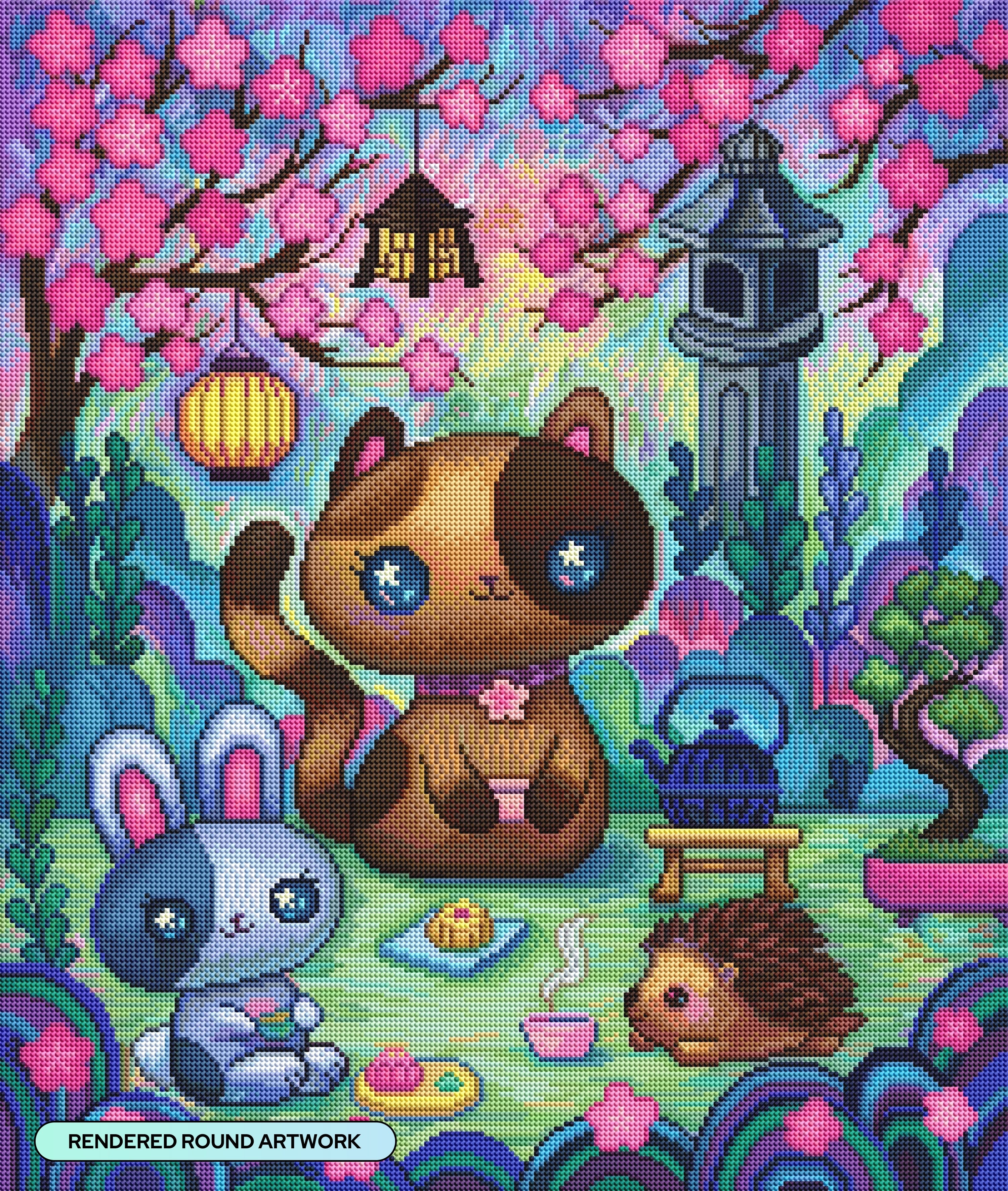 Tea Party 钻石画套装– Diamond Art Club