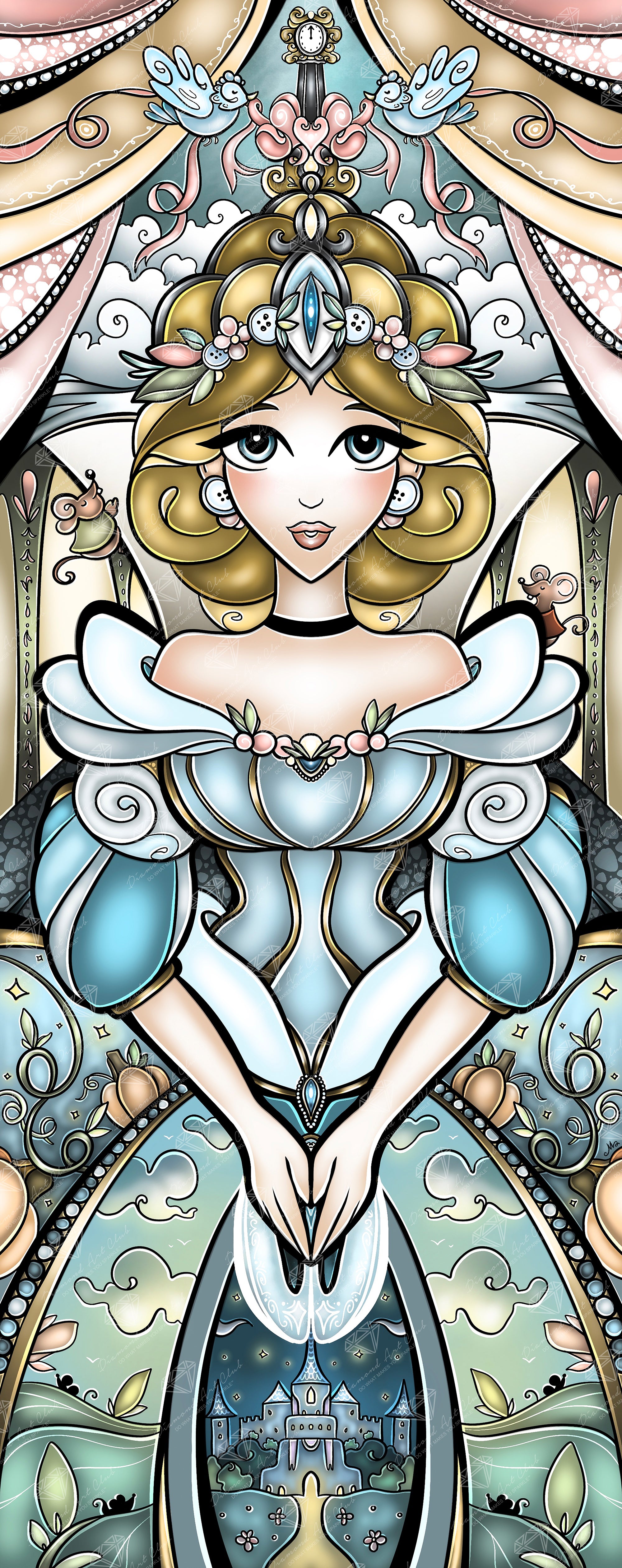When the Clock Strikes Twelve Diamond Painting Kit – Diamond Art Club
