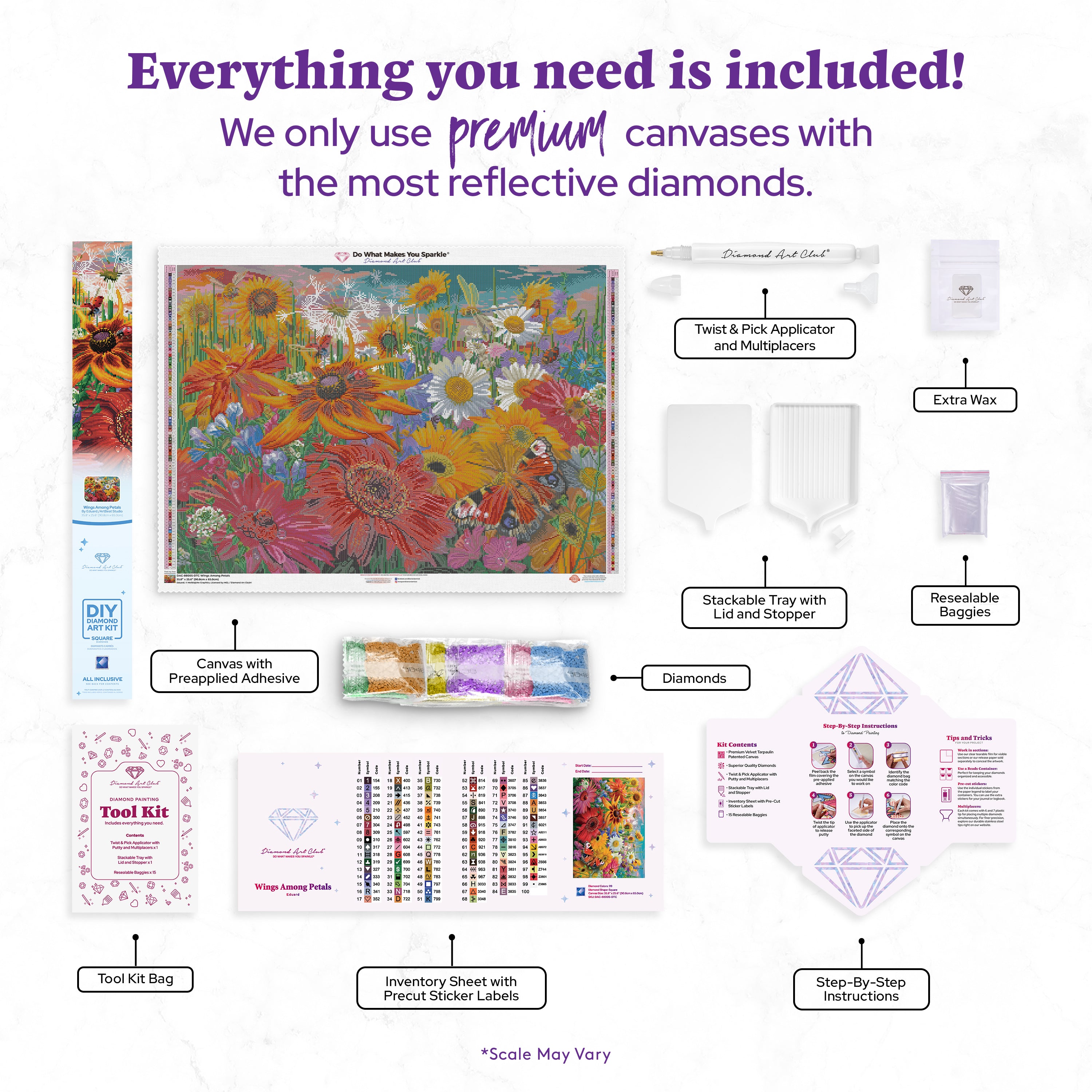 Wings Among Petals – Diamond Art Club