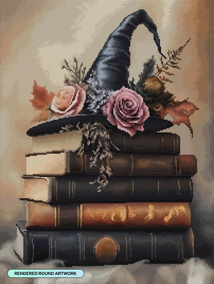 Witchy Floral Books
