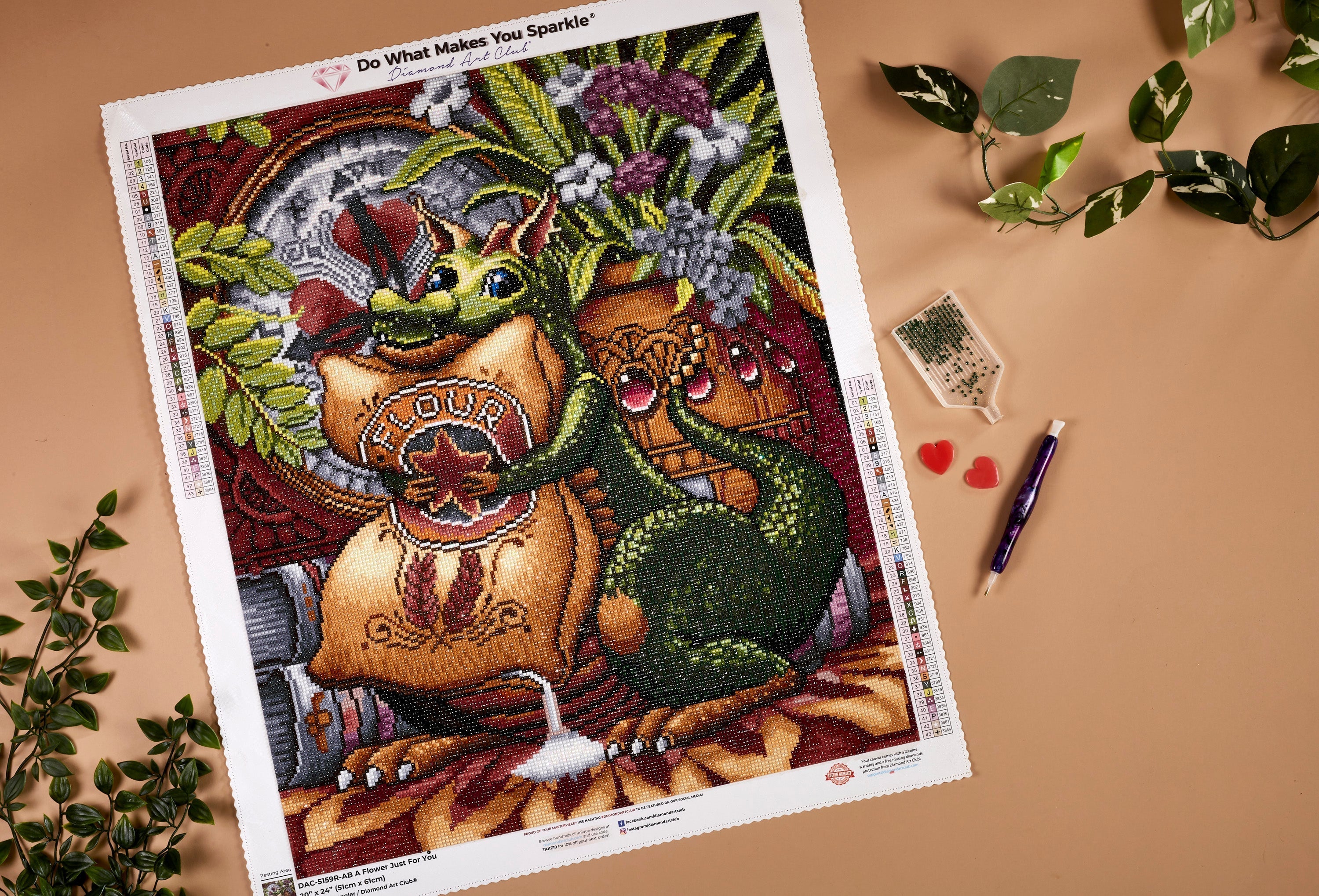 A Flower Just for You – Diamond Art Club
