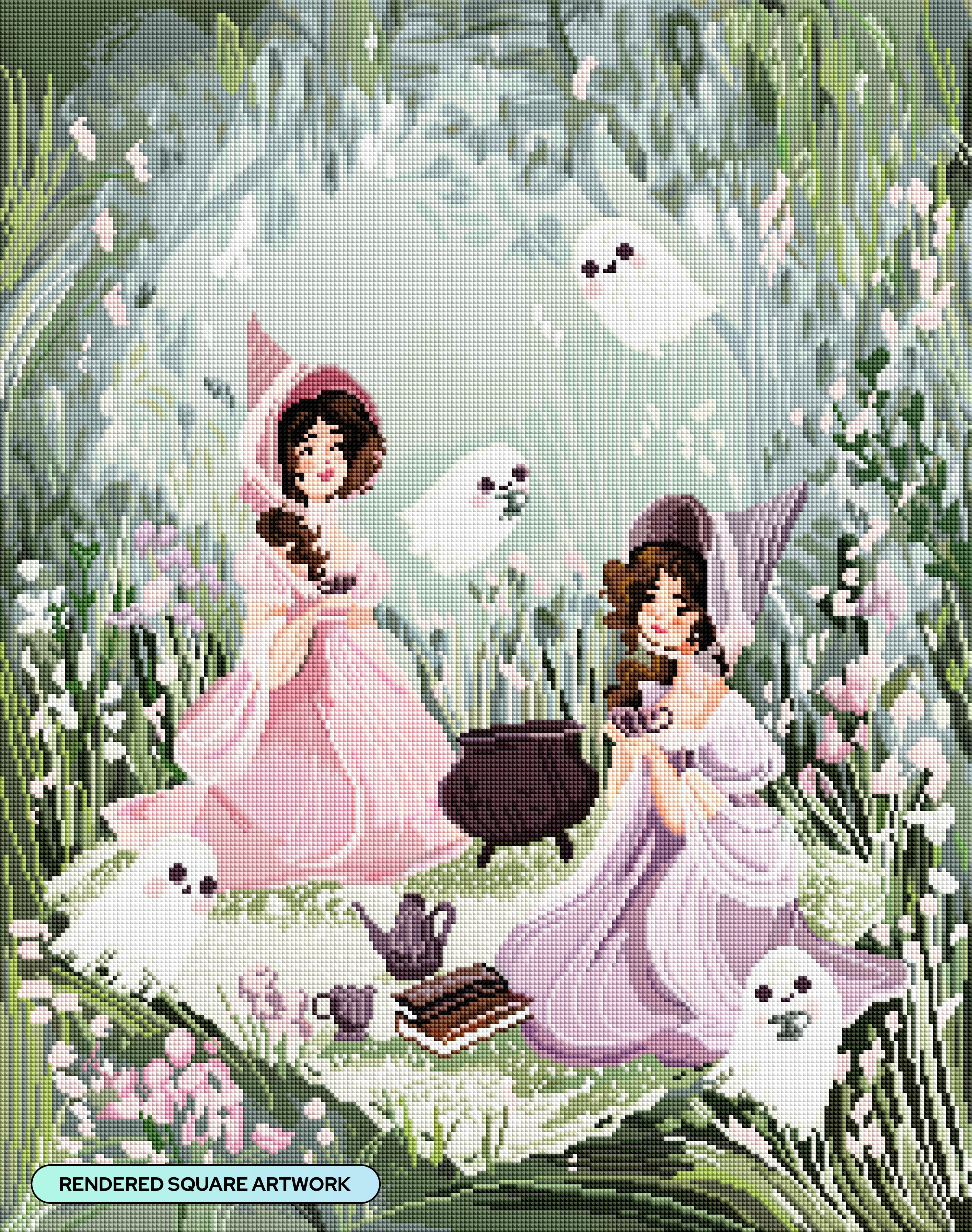 A Ghostie Tea Party – Diamond Art Club