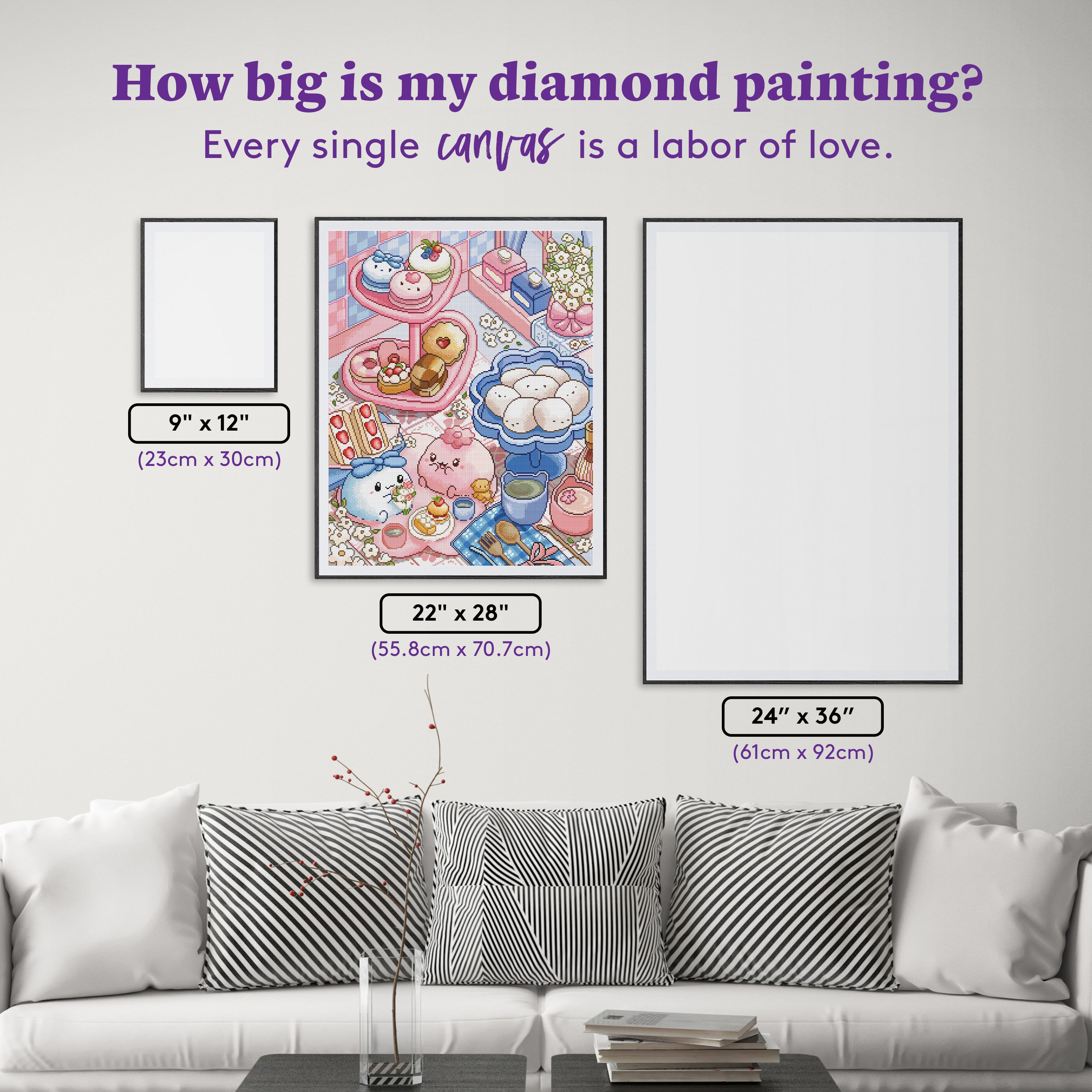 スウィート・ピクニック ダイヤモンドアートキット – Diamond Art Club