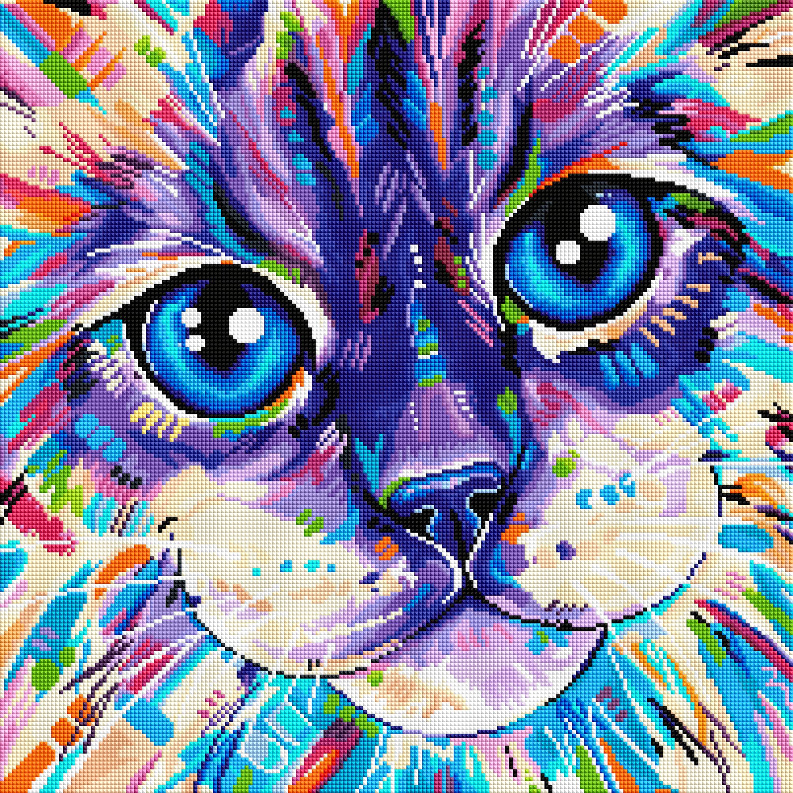 Abstract Cat – Diamond Art Club