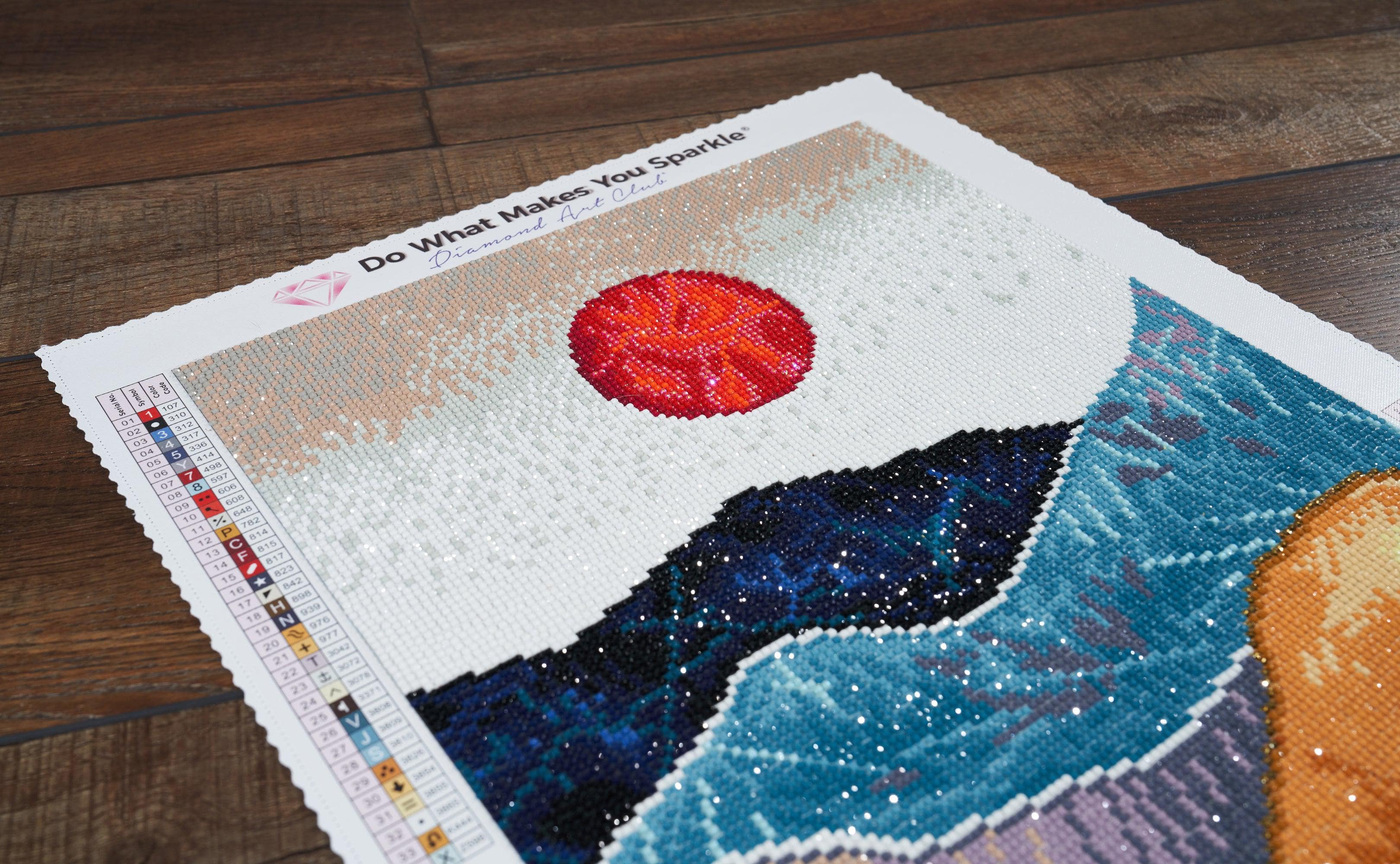 Abstract Mountains & Sun – Diamond Art Club