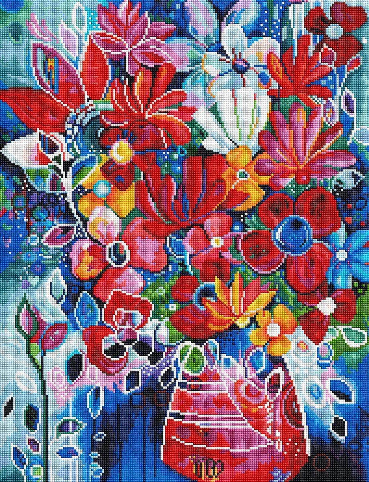 Diamond Painting Abundance 17" x 22″ (43cm x 56cm) / Square with 53 Colors including 5 ABs / 37,740