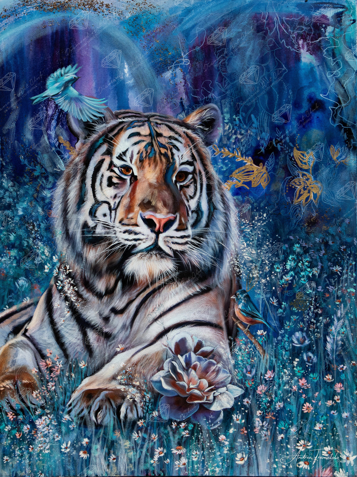 Diamond Painting After the Rain 25.6" x 34.3" (65cm x 87cm) / Square with 63 Colors including 3 ABs and 3 Fairy Dust Diamonds / 91,089