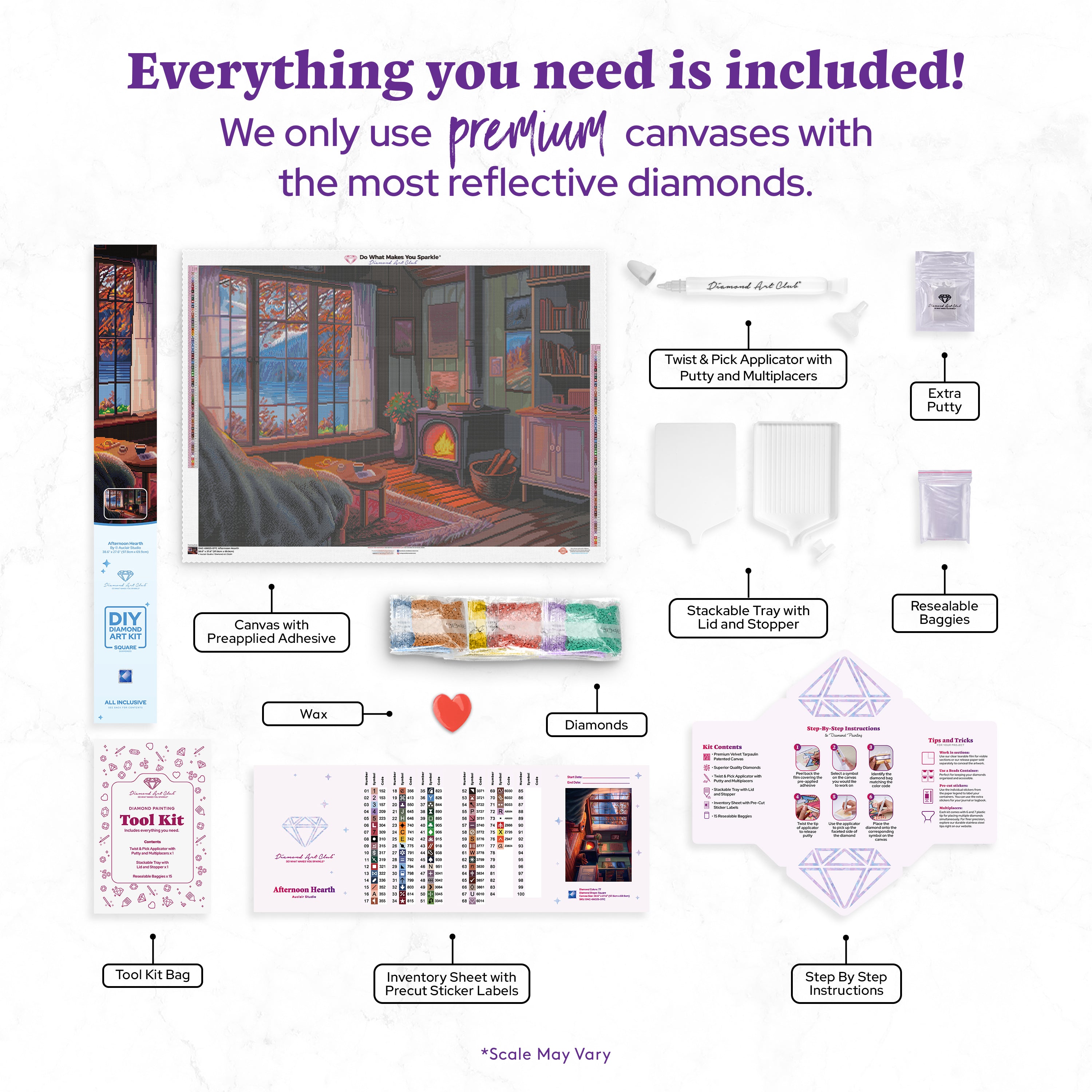Afternoon Hearth – Diamond Art Club