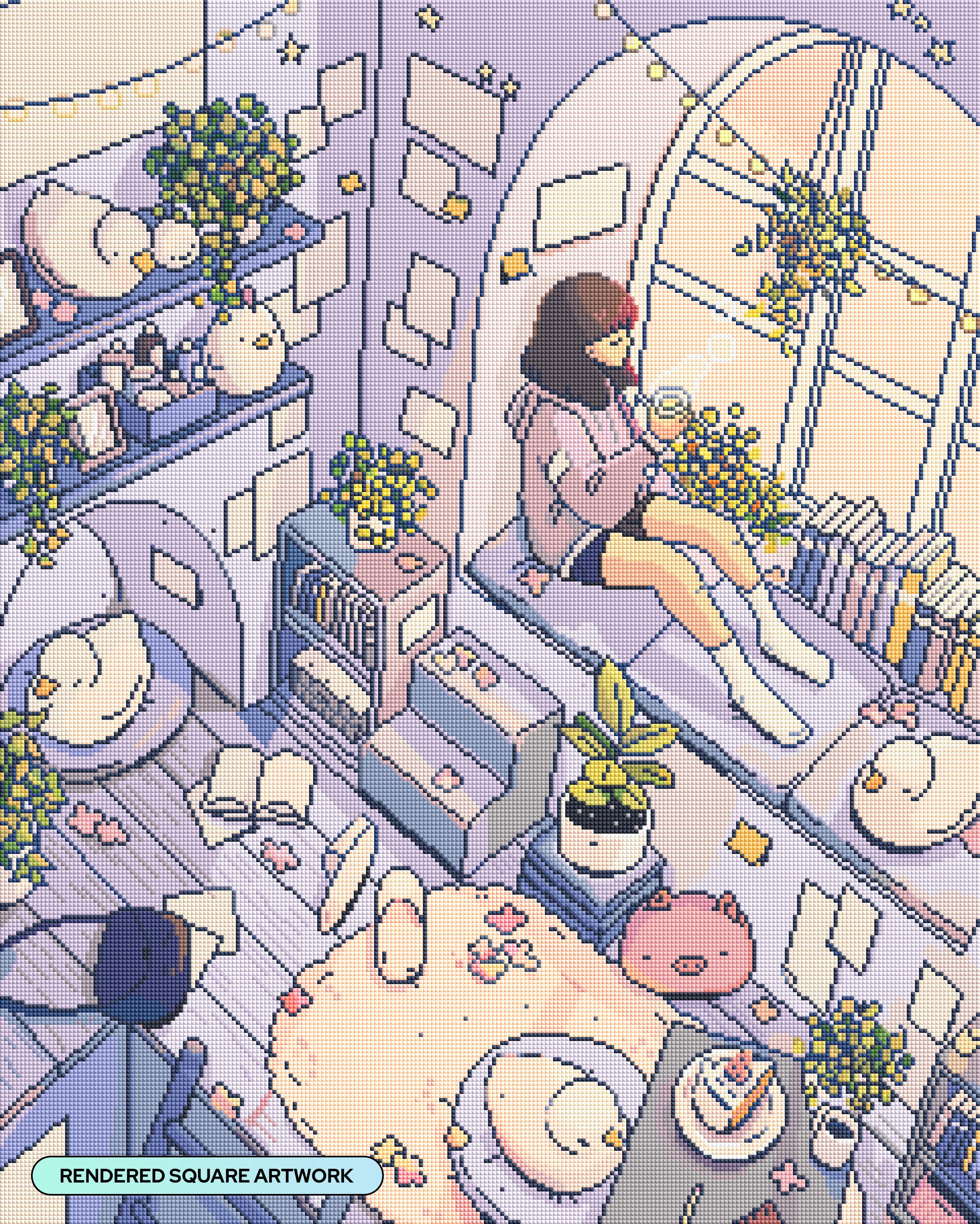 ダイヤモンドアートクラブ　The Tea Party DACキット The Tea Party – Diamond Art Club