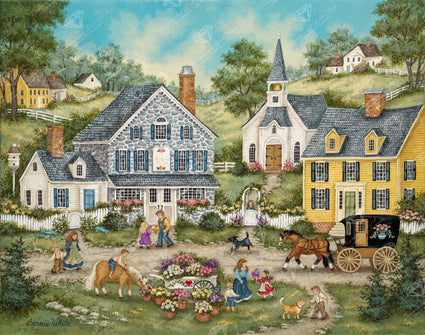 Diamond Painting Afternoon Treats 35" x 27.6" (88.9cm x 69.9cm) / Square with 77 Colors including 1 AB and 6 Fairy Dust Diamonds / 100,317