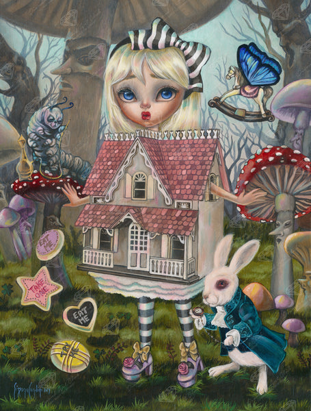 Alice Rabbit House Alice in The White Rabbit House | Diamond Art Club™