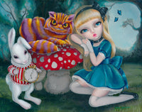 Diamond Painting Alice in Wonderland 28" x 22" (70.7cm x 55.8cm) / Square with 65 Colors including 4 ABs and 2 Fairy Dust Diamonds / 63,616