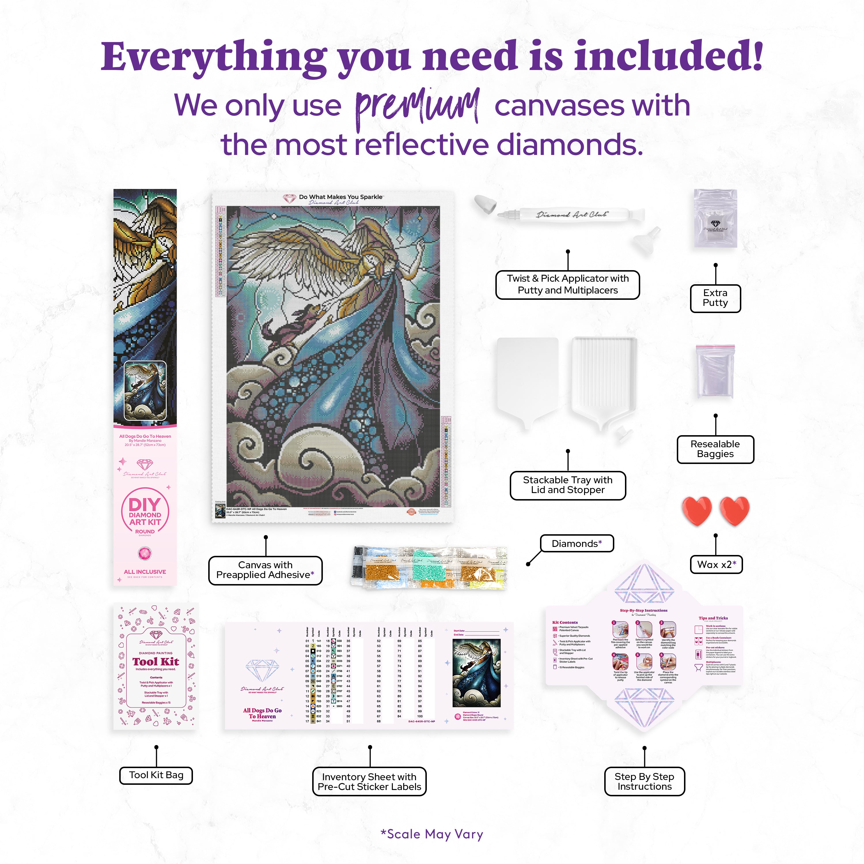 All Dogs Do Go To Heaven – Diamond Art Club