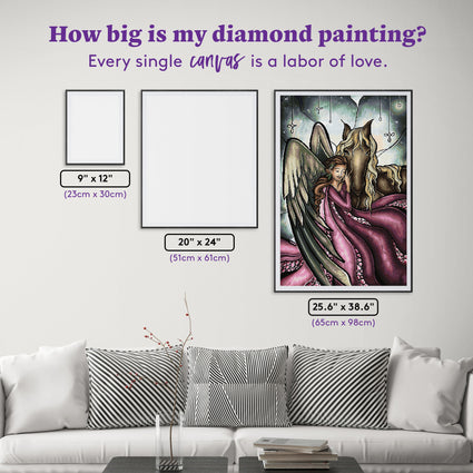 2 Pack Diamond Painting Frames 30x40 -Magnetic Poster Hanger Frame Wooden  for Paintings Canvas Photo Paper Portraits Picture Artwork Maps Wall Art