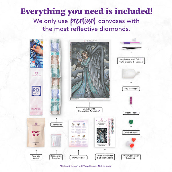 All Rabbits DO Go to Heaven Diamond Art Club