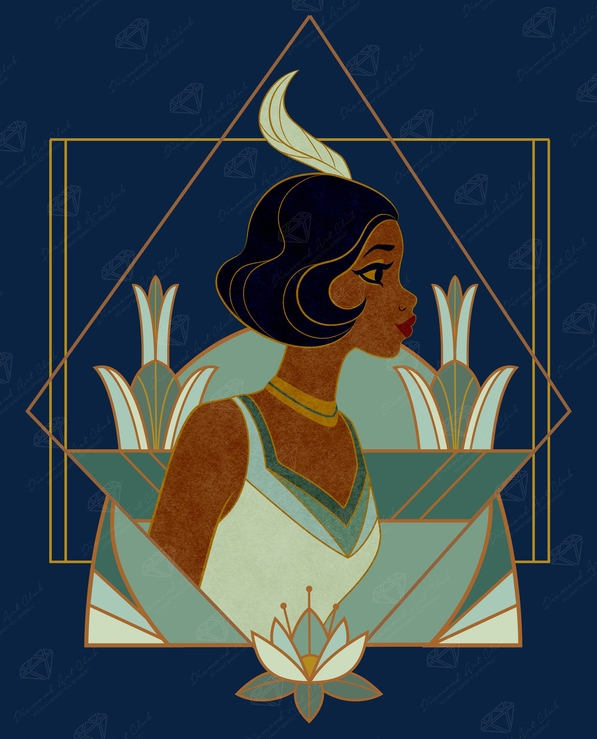 Diamond Painting Almost There 17" x 21" (42.7cm x 52.8cm) / Round with 14 Colors including 1 Electro Diamond and 1 Iridescent Diamond and 2 Fairy Dust Diamonds / 29,760