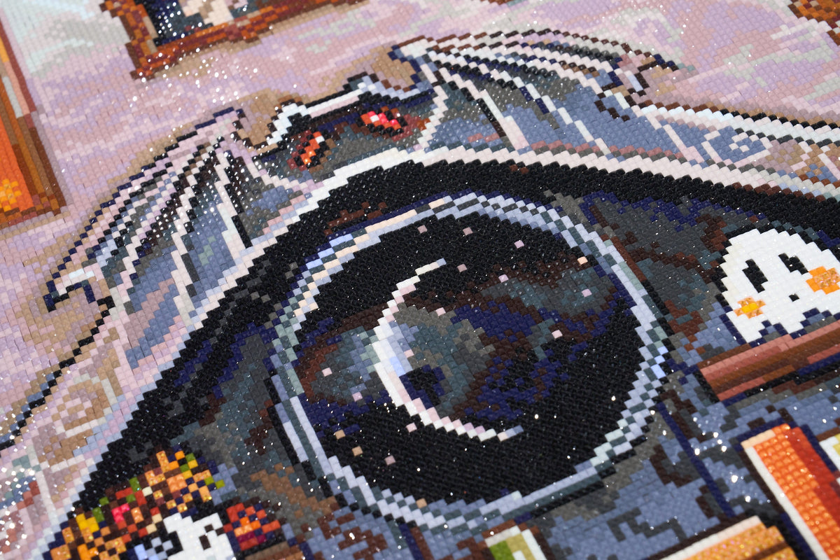 Diamond Painting Alone Time 25.6" x 32.2" (65cm x 82.1cm) / Square with 79 Colors including 1 AB and 5 Fairy Dust Diamonds / 86,130