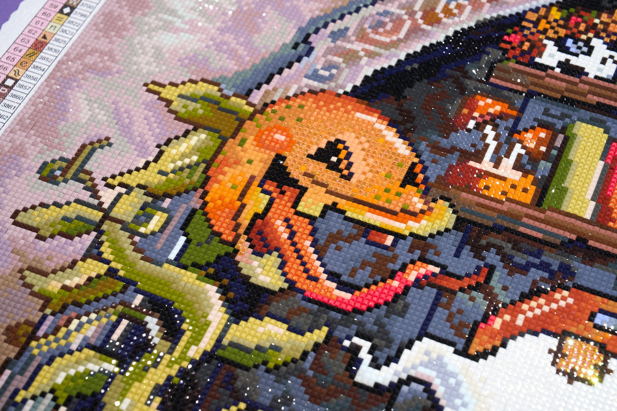 Diamond Painting Alone Time 25.6" x 32.2" (65cm x 82.1cm) / Square with 79 Colors including 1 AB and 5 Fairy Dust Diamonds / 86,130