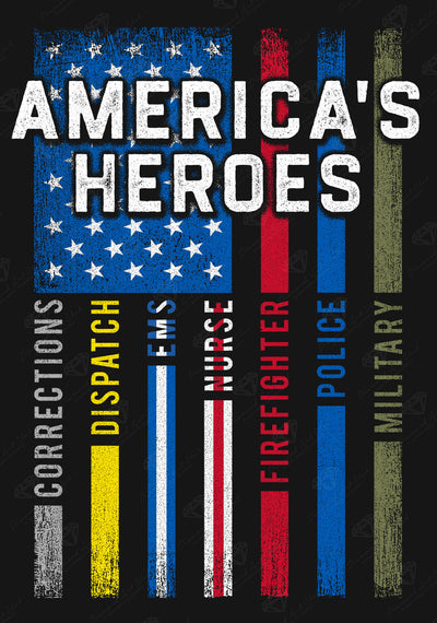Diamond Painting America's Heroes 13" x 18.5" (32.9cm x 46.8cm) / Square with 7 Colors including 3 ABs and 3 Fairy Dust Diamonds / 24,816