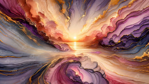 Diamond Painting And the Day Begins 39" x 22" (98.8cm x 55.8cm) / Square with 85 Colors including 2 ABs and 2 Fairy Dust Diamonds / 88,928