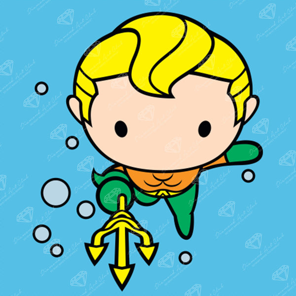Aquaman Chibi Diamond Art Club aquaman-chibi-diamond-art-club