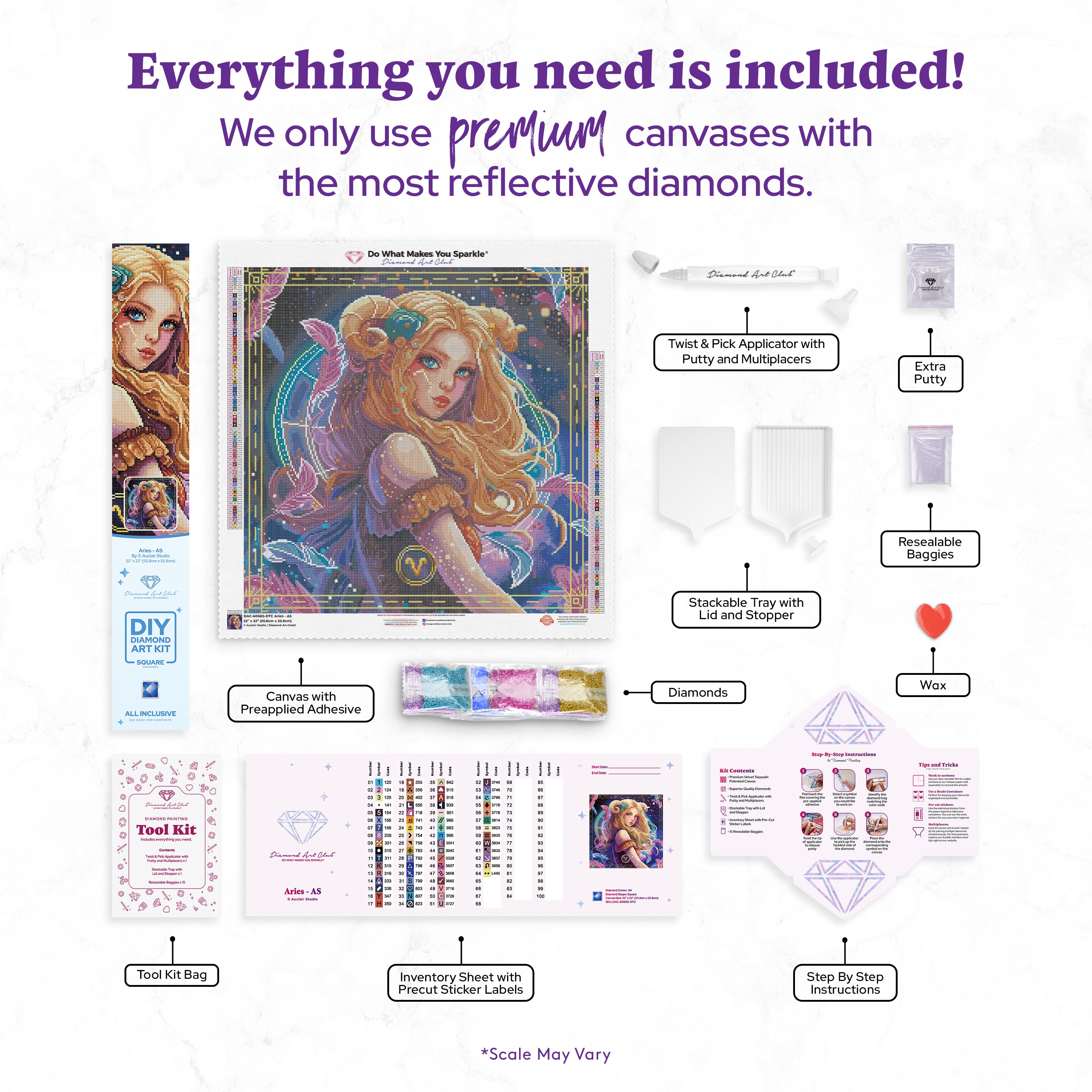 ダイヤモンドアートクラブ Aries Aries – Diamond Art Club