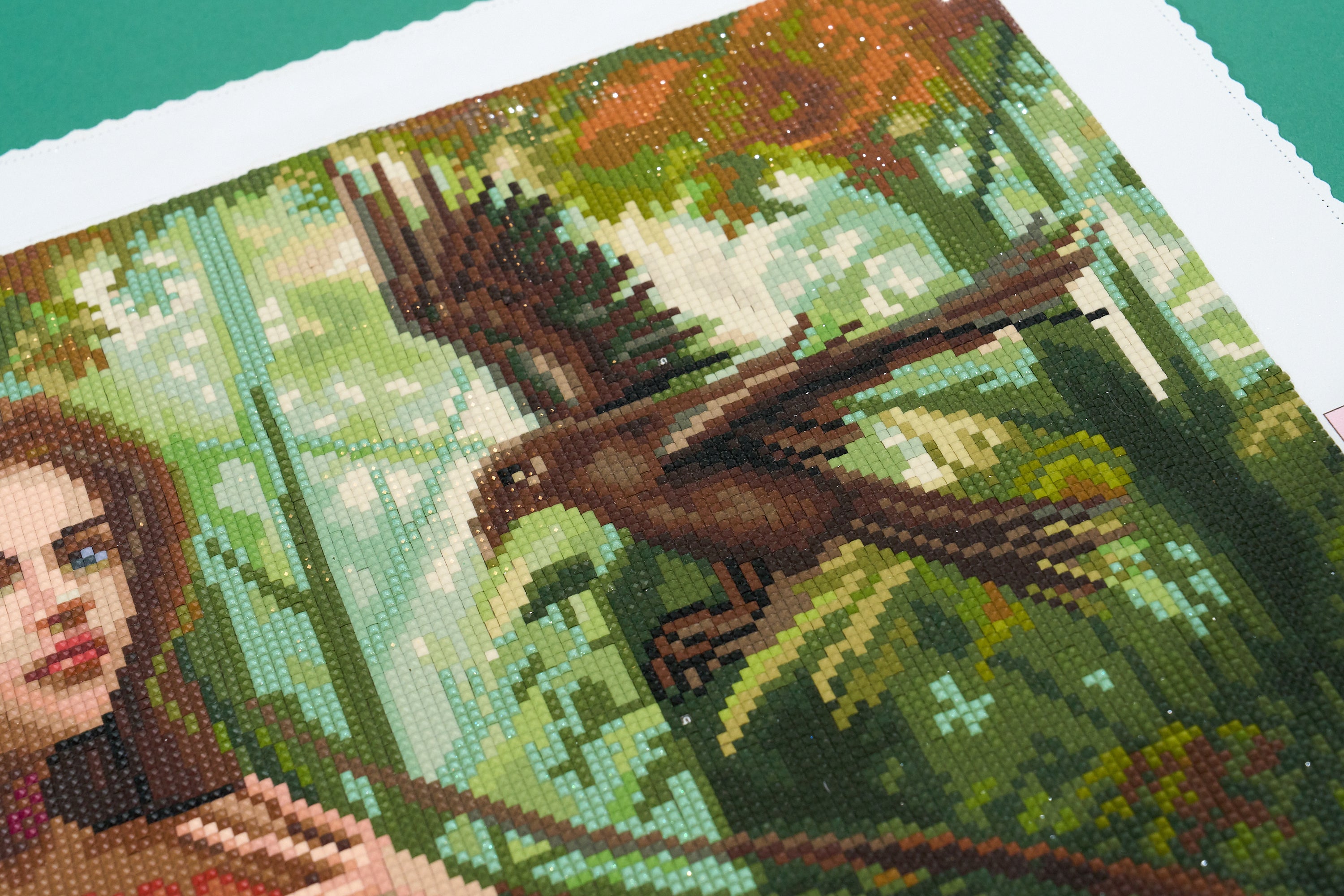 絵画 Forest Hills Forest Interior with a Painter, Civita Castellana by André Giroux