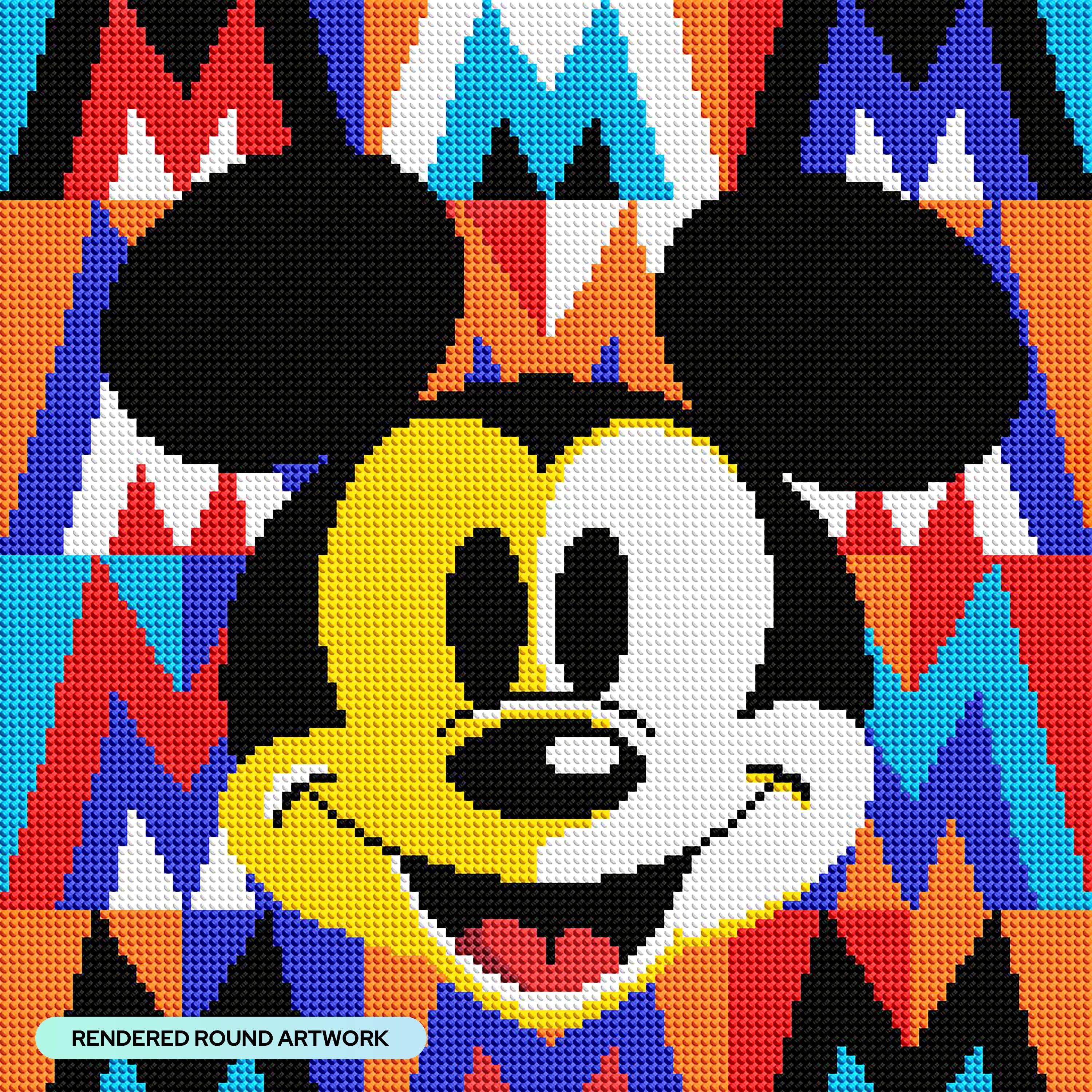 DAC(ダイヤモンドアートクラブ)　ミッキー Art Deco Mickey – Diamond Art Club