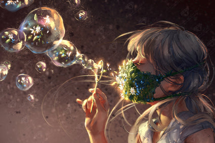 Diamond Painting Ashes 33" x 22" (83.6cm x 55.8cm) / Square with 62 Colors including 4 ABs and 1 Fairy Dust Diamond / 75,264