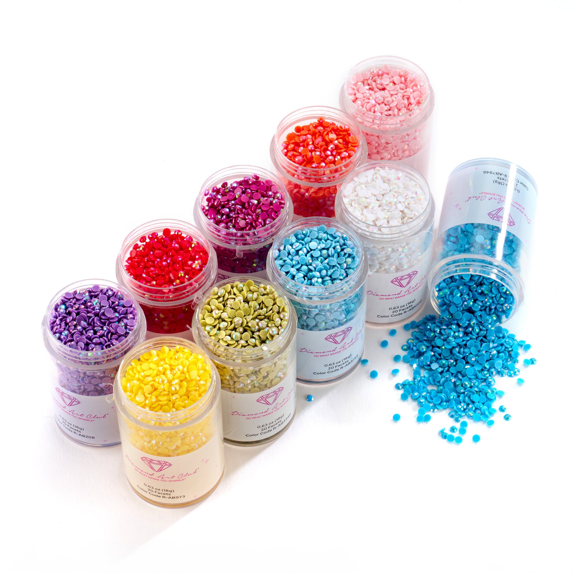 Diamond Painting Aurora Borealis - Rainbow Round (Set of 10)