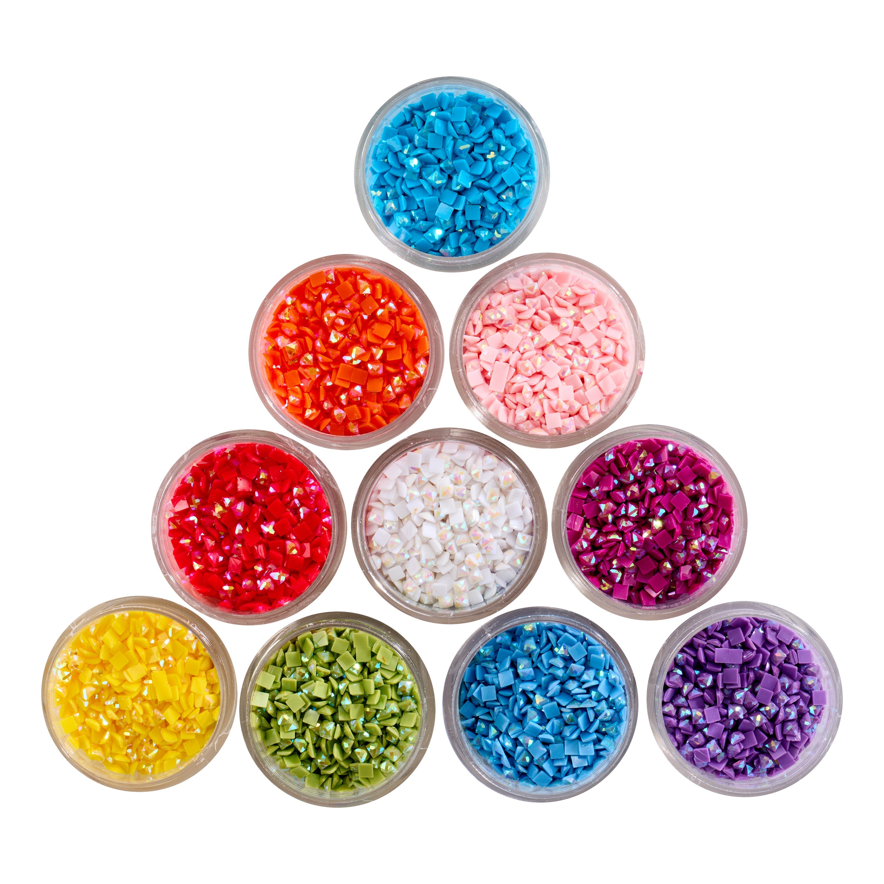 Aurora Borealis - Rainbow Square (Set of 10) – Diamond Art Club