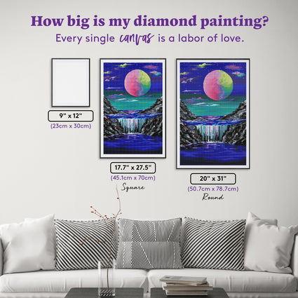 Diamond Painting Aurora Falls