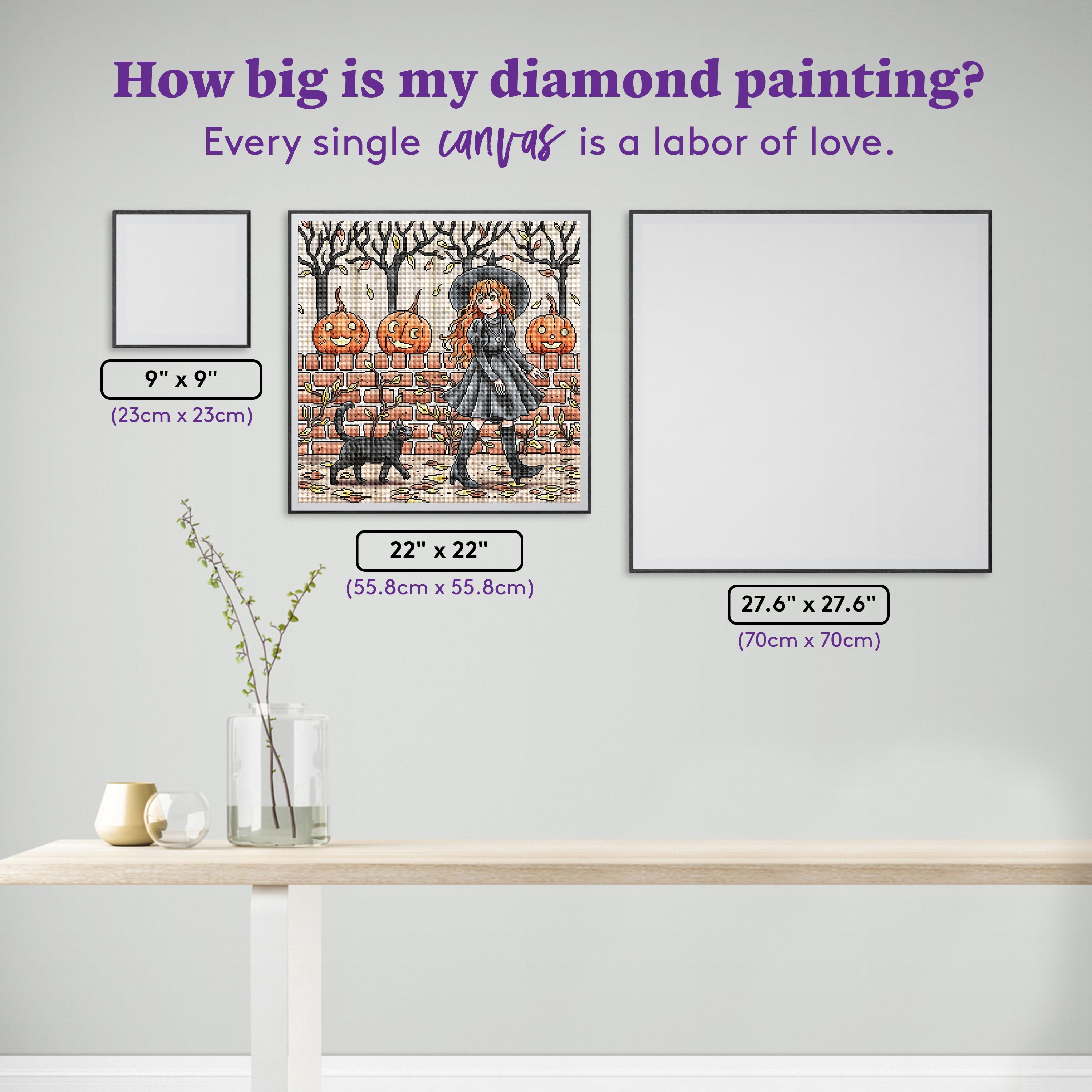 Autumn Walk」ダイヤモンドアートキット – Diamond Art Club