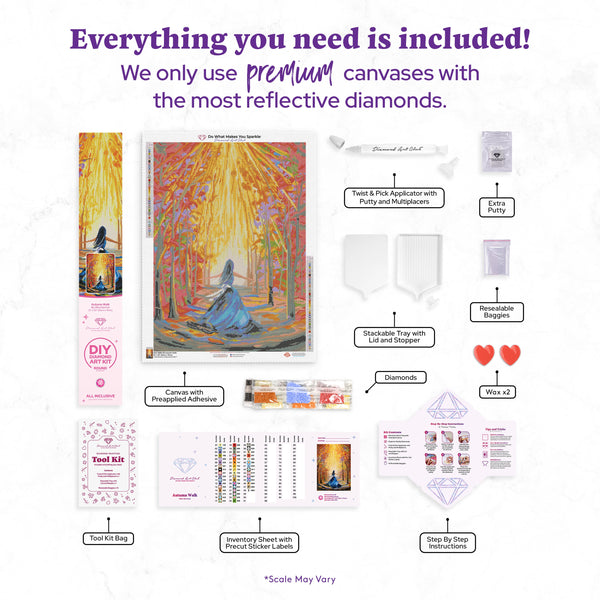 Autumn Walk Diamond Painting Kit – Diamond Art Club