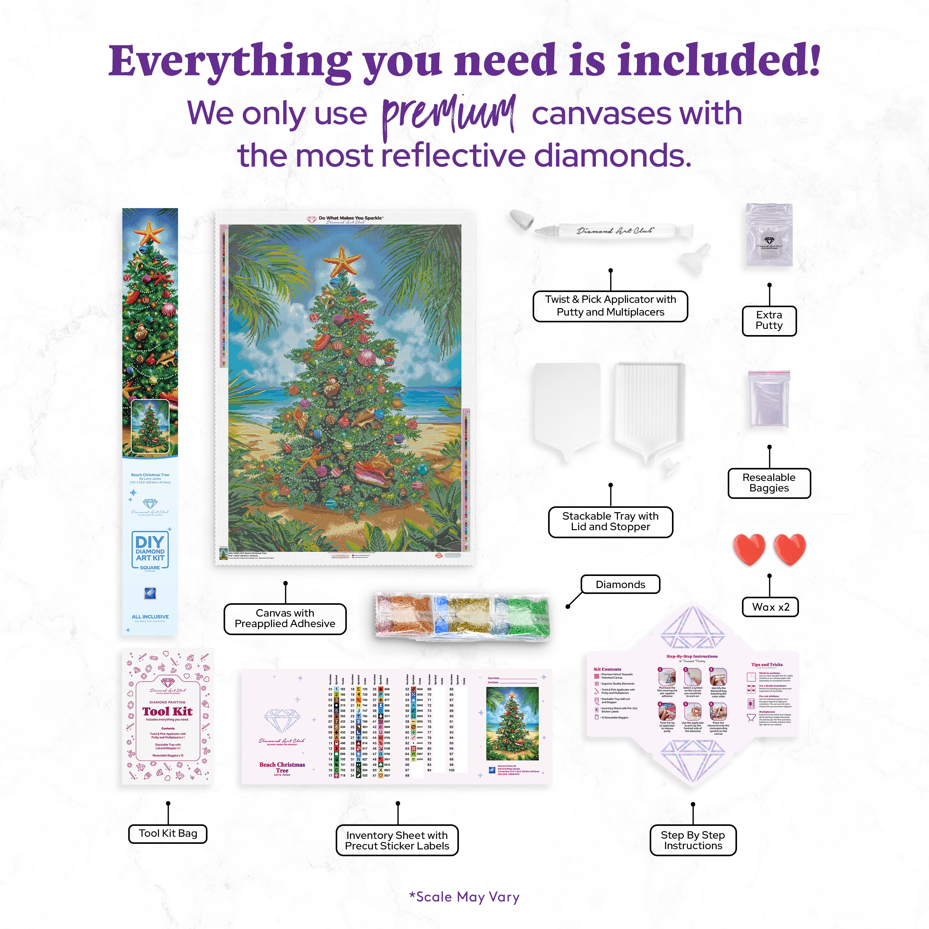 Beach Christmas Tree – Diamond Art Club