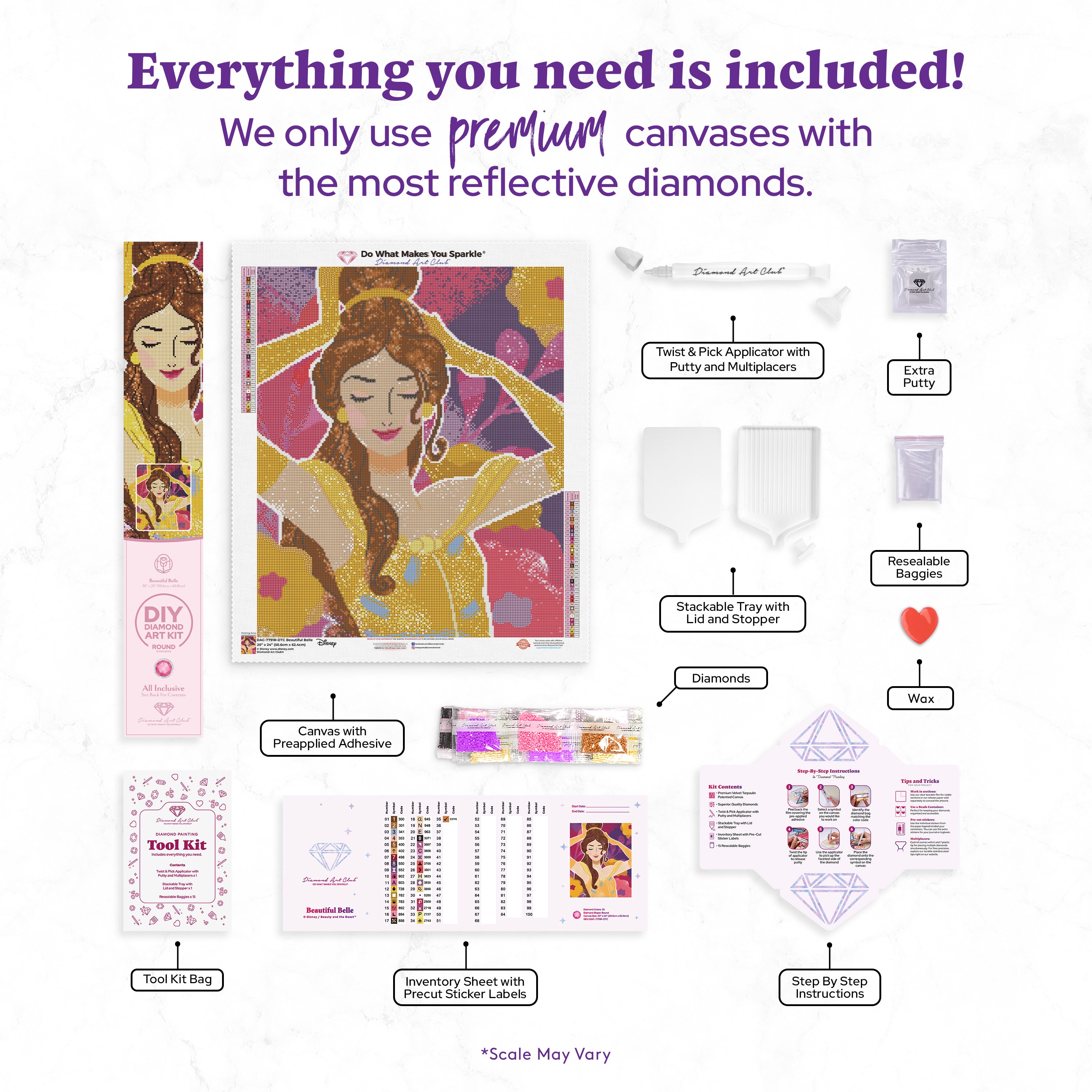 Beautiful Belle Diamond Painting Kit – Diamond Art Club