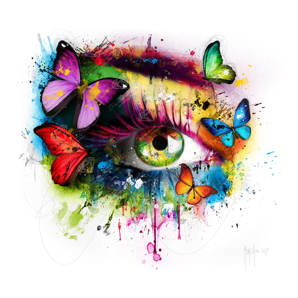 Beautiful Eye — Square 32 Colors 7.9″ x 7.9″ 6 084