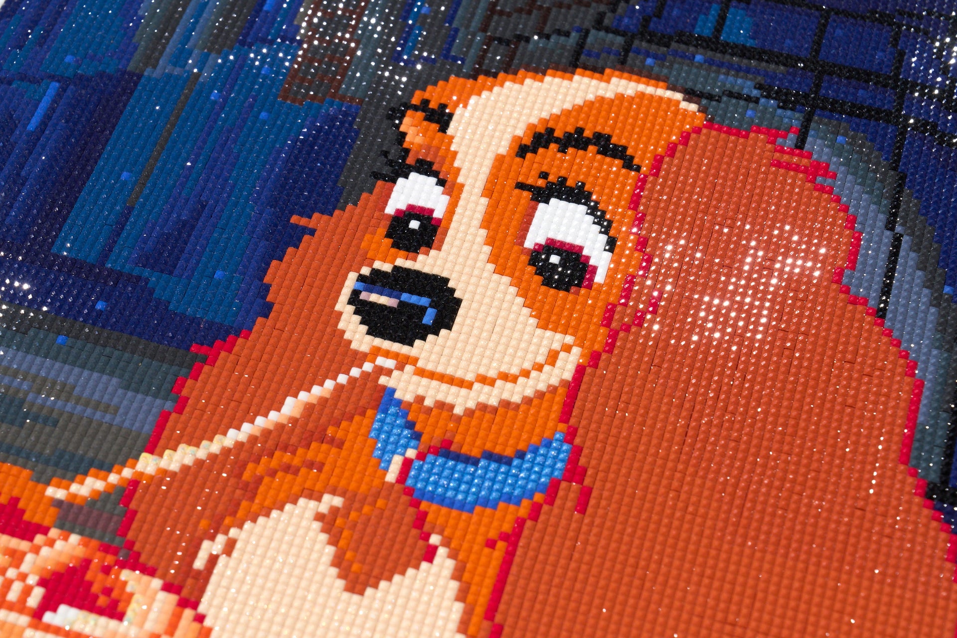 Diamond Painting Bella Notte 23" x 17" (58.8cm x 42.8cm) / Square with 57 Colors including 1 AB and 4 Fairy Dust Diamonds / 40,592