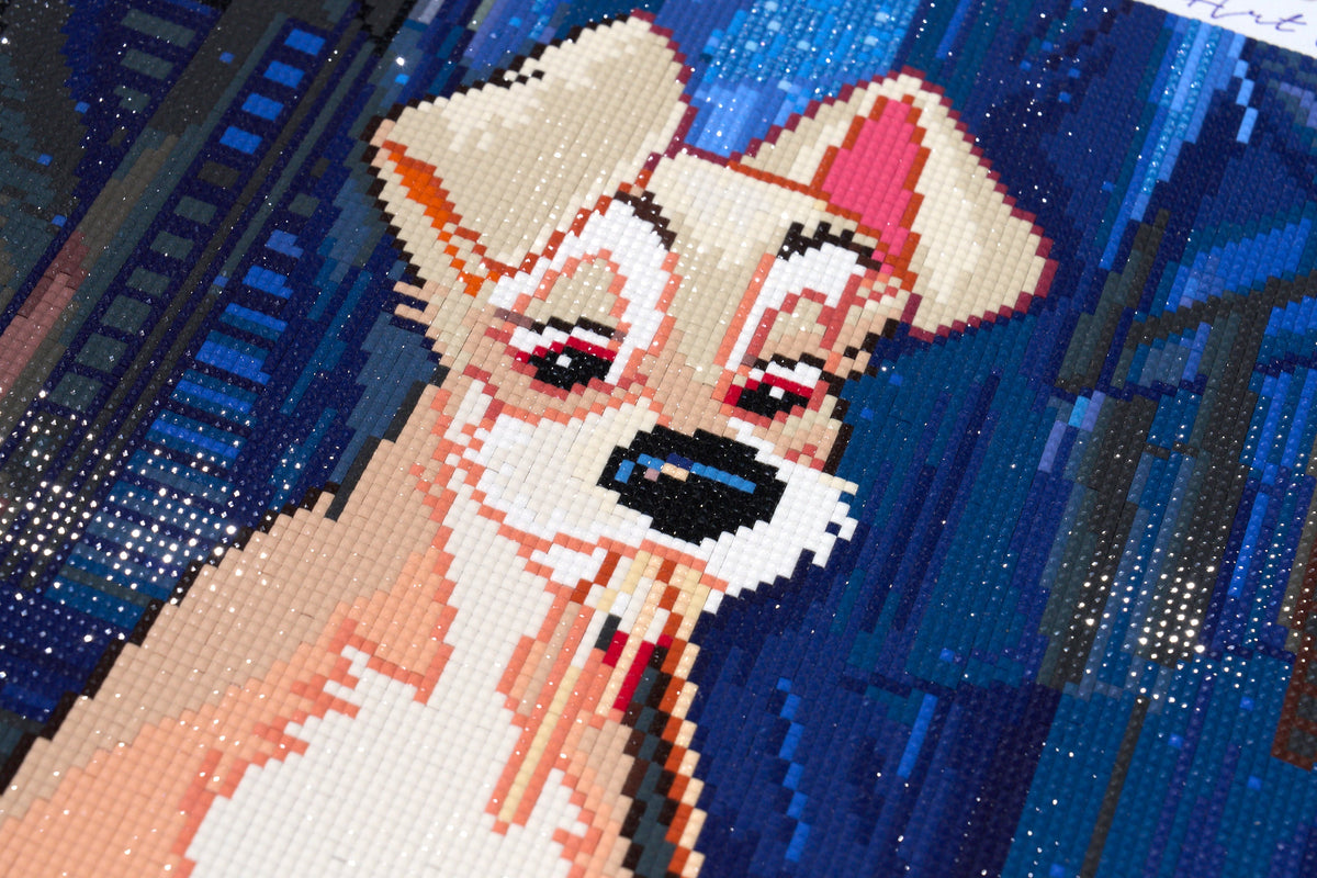 Diamond Painting Bella Notte 23" x 17" (58.8cm x 42.8cm) / Square with 57 Colors including 1 AB and 4 Fairy Dust Diamonds / 40,592