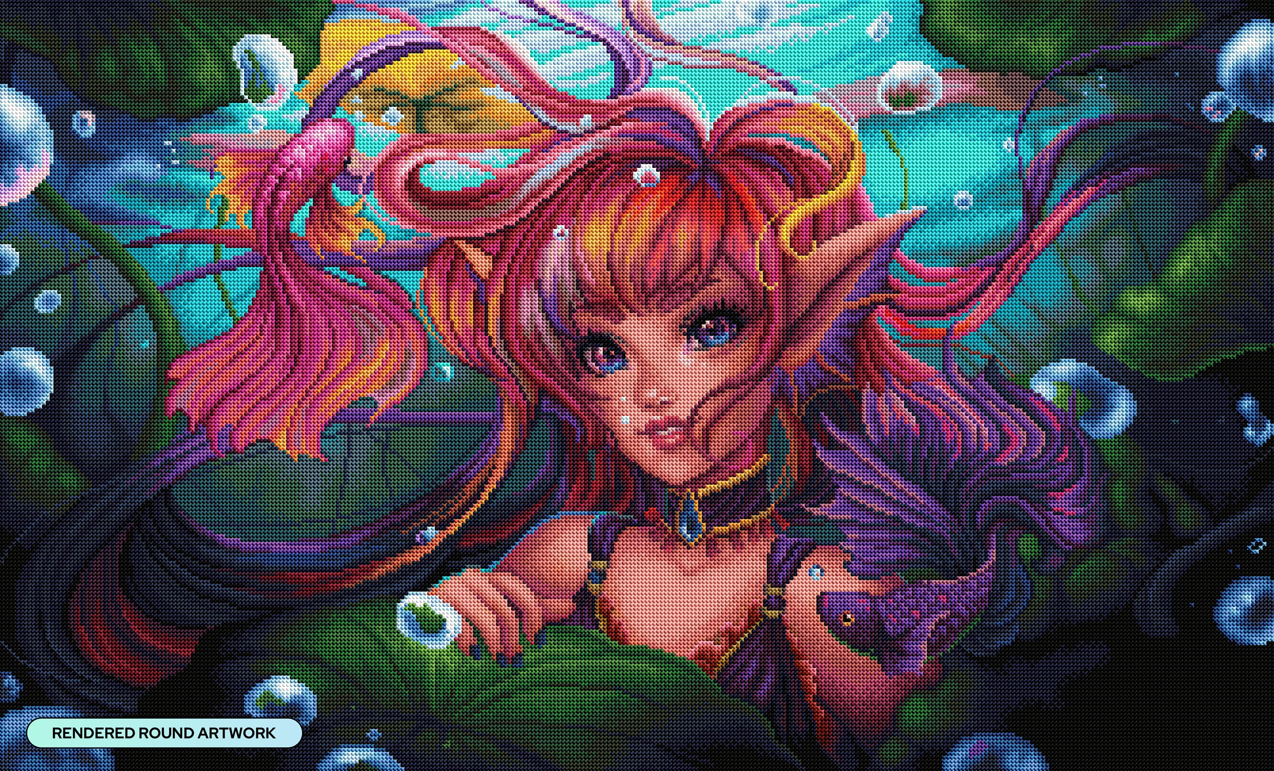 Betta Fish Mermaid – Diamond Art Club