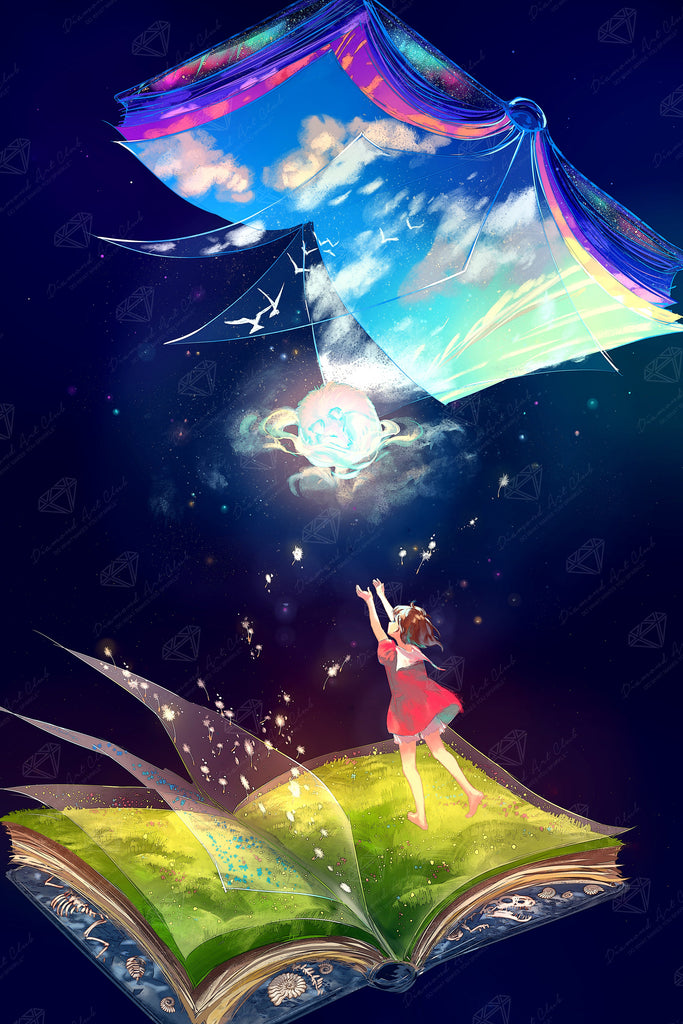 ダイヤモンドアートクラブ　DACキット　Between Two Tomes between-two-tomes-diamond-art-