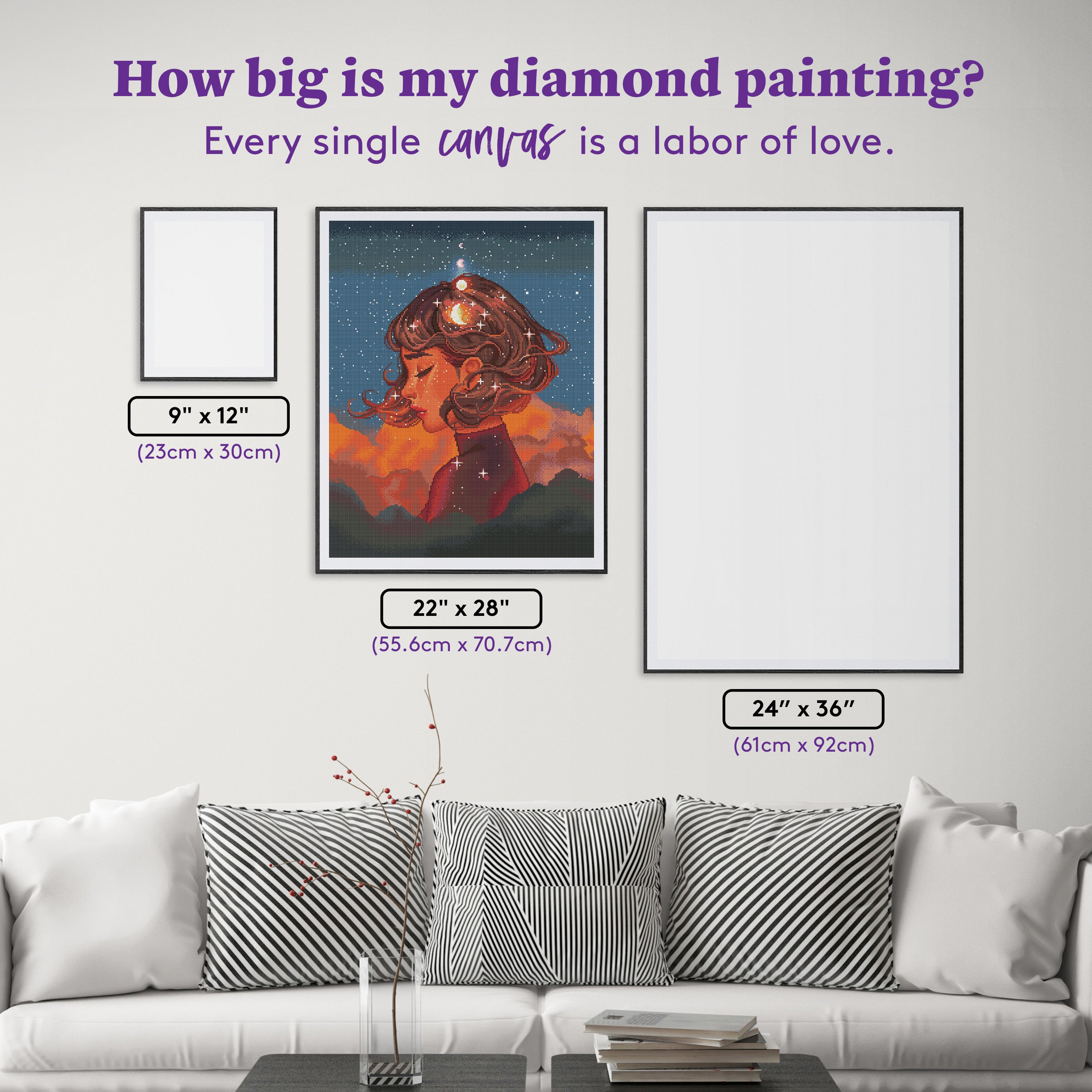 Beyond the Clouds ダイヤモンドペインティングキット – Diamond Art Club