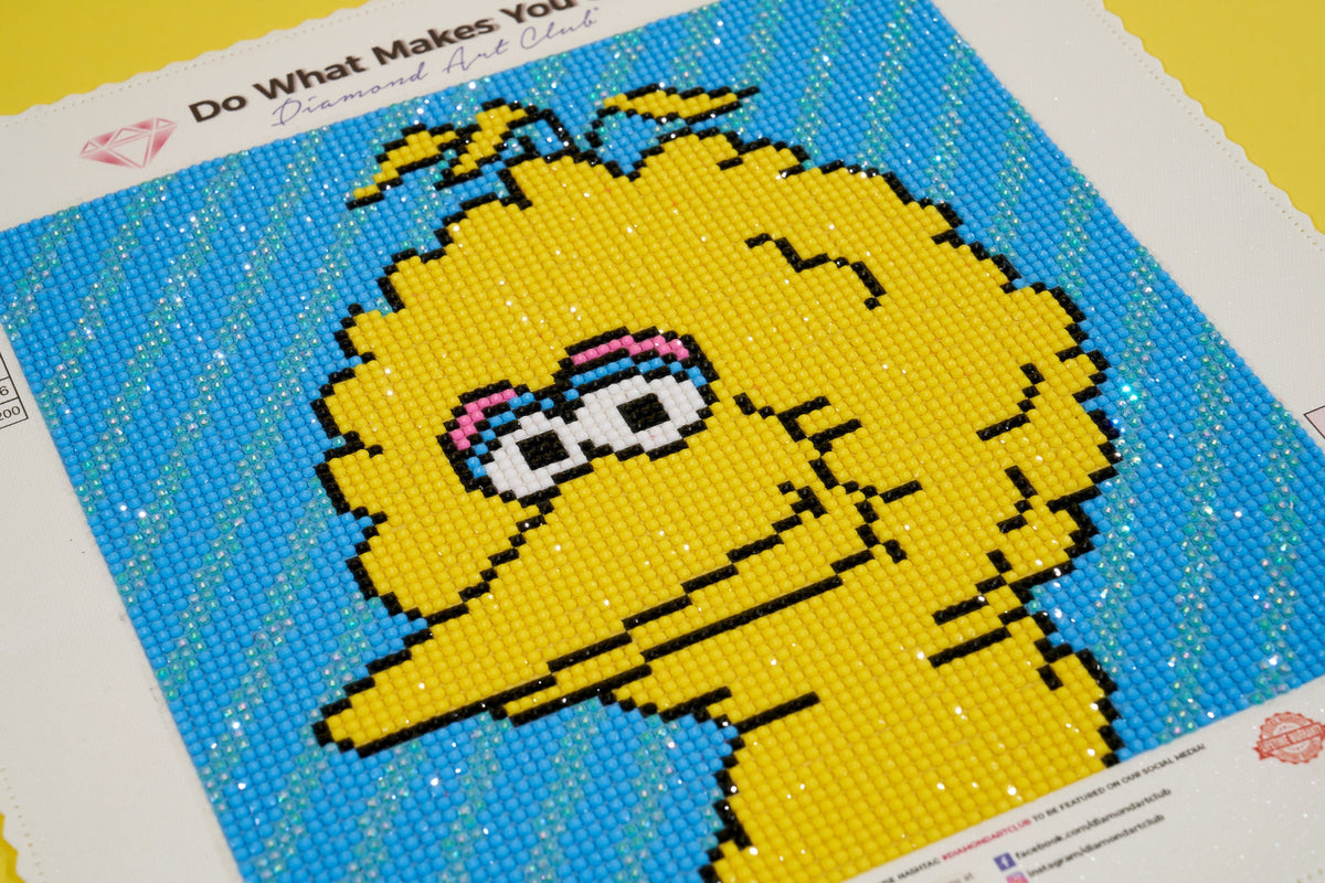 Diamond Painting Big Bird™ Portrait 9" x 9" (23cm x 23cm) / Round with 6 Colors including 1 AB / 6,561