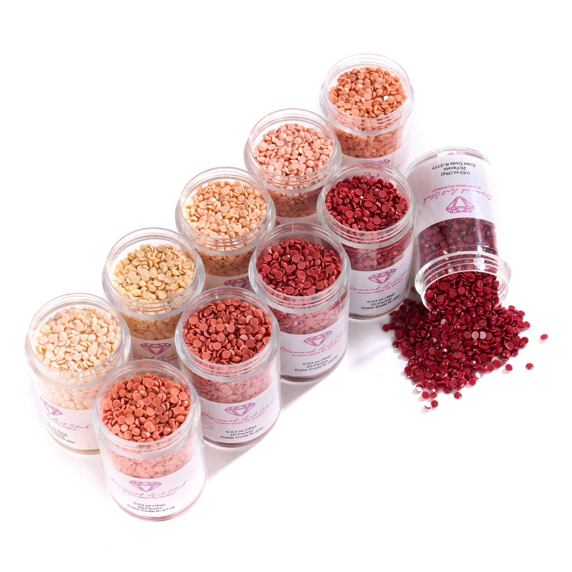 Diamond Painting Bling Diamonds – Blushed Rosy Tones Round