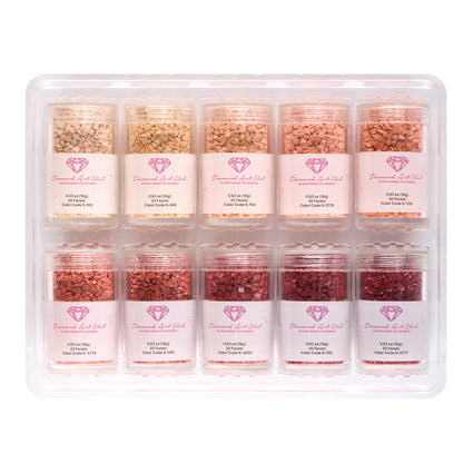 Diamond Painting Bling Diamonds - Blushed Rosy Tones Square (Set of 10)