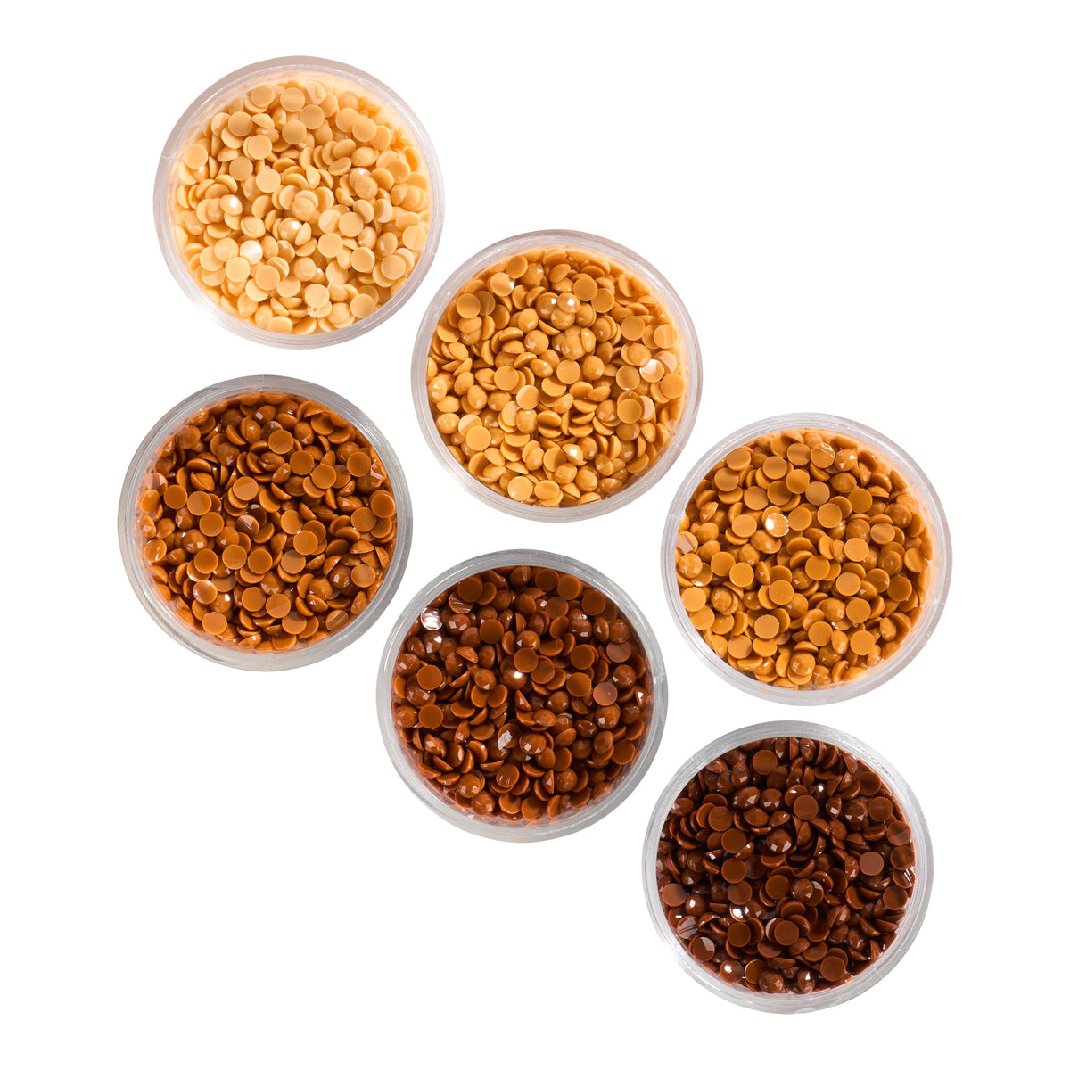 Diamond Painting Bling Diamonds – Golden Toasted Tones Round