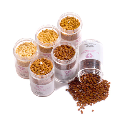 Diamond Painting Bling Diamonds – Golden Toasted Tones (Set of 6)