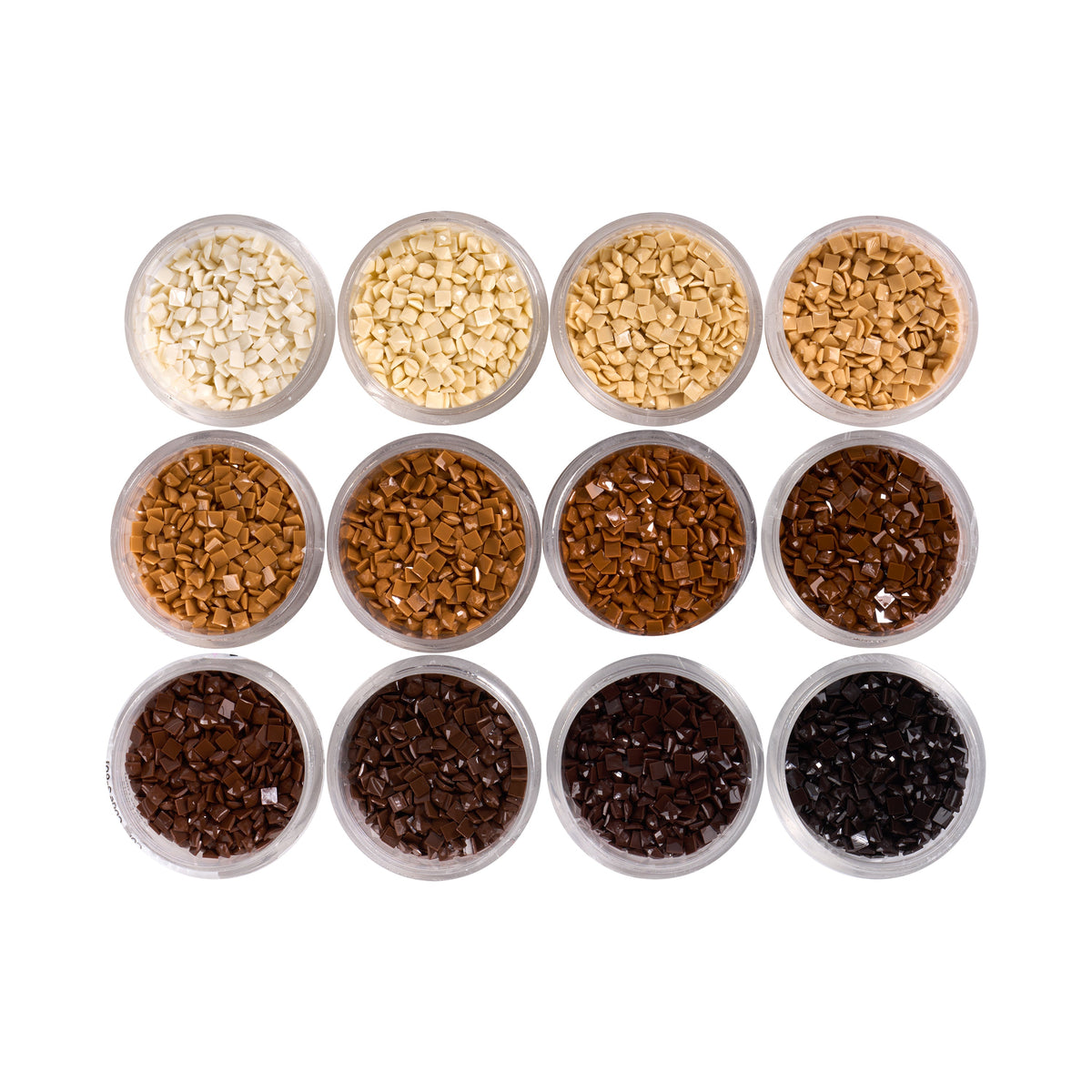 Diamond Painting Bling Diamonds - Soft Neutral Tones Square (Set of 12)